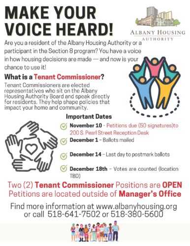 Tenant Commissioner Elections 2025